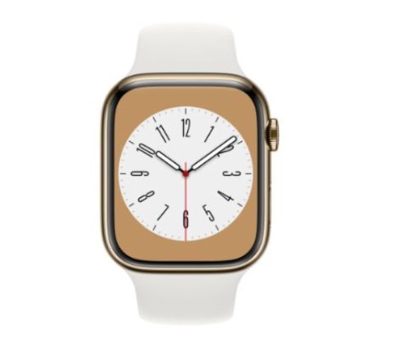 Apple  Watch Series 6 - 32GB - GPS - 40mm - Gold - Aluminum - White - Sport Band - Rubber - Acceptable