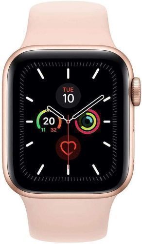 Apple  Watch Series 5 - 32GB - GPS - 40mm - Gold - Aluminum - Pink Sand - Sport Band - Rubber - Premium