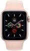 Apple  Watch Series 5 - 32GB - GPS - 40mm - Gold - Aluminum - Pink Sand - Sport Band - Rubber - Premium