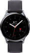 Samsung  Galaxy Watch Active2 - 4GB - Bluetooth - 40mm - Silver - Stainless Steel - Black - Leather Strap - Fluoroelastomer - Acceptable